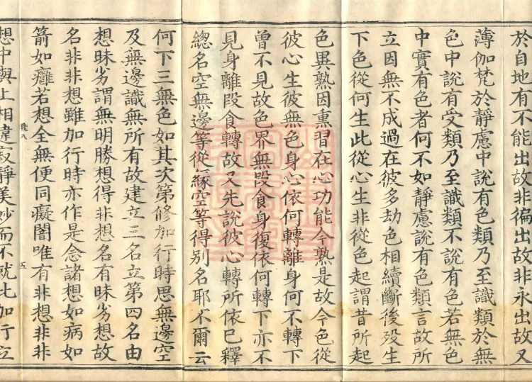 Abhidharma Kusha Treatise, 30 Fascicles Page 8