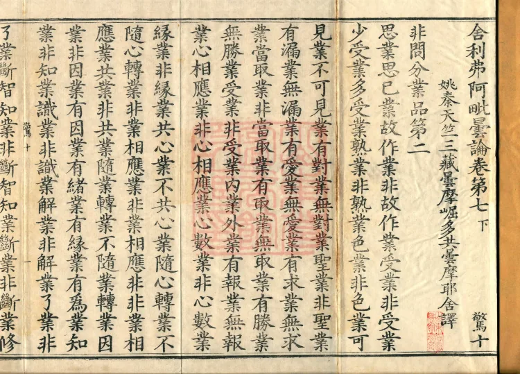 Śāriputra Abhidharma Treatise, 30 Fascicles Page 2