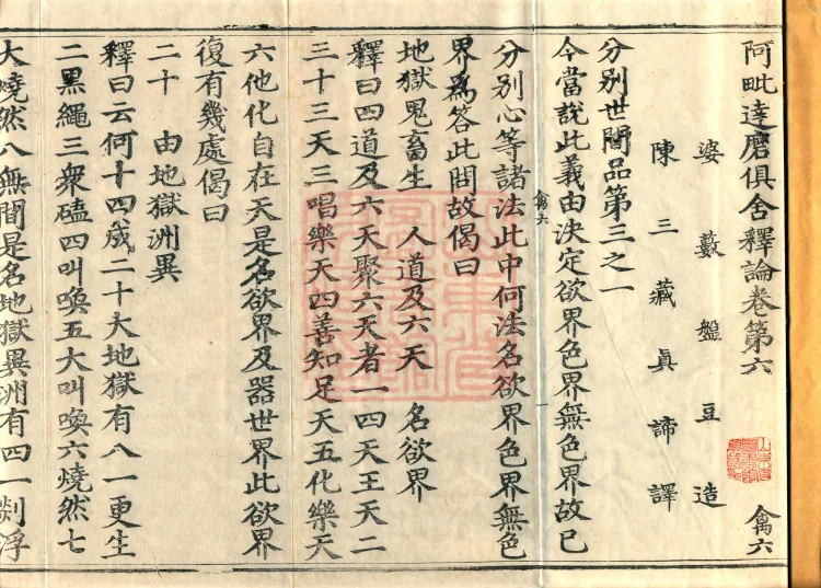 Abhidharma-Kuśa Commentary in Twenty-Two Volumes Page 2