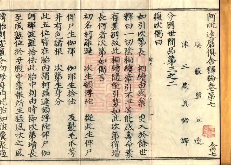 Abhidharma-Kuśa Commentary in Twenty-Two Volumes Page 2