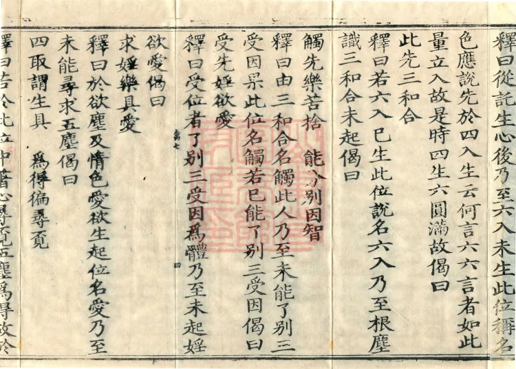 Abhidharma-Kuśa Commentary in Twenty-Two Volumes Page 7