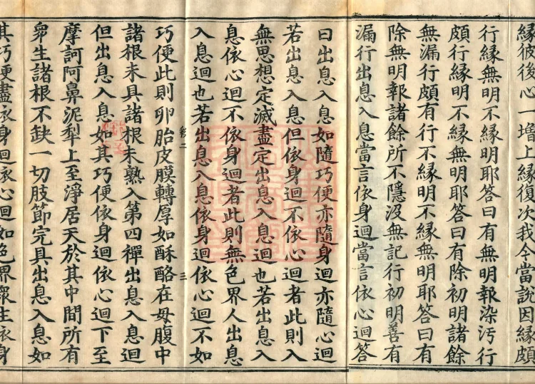 Abhidharma Baqian Du Treatise in Thirty Volumes Page 5