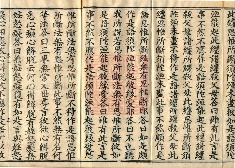 Abhidharma Baqian Du Treatise in Thirty Volumes Page 8