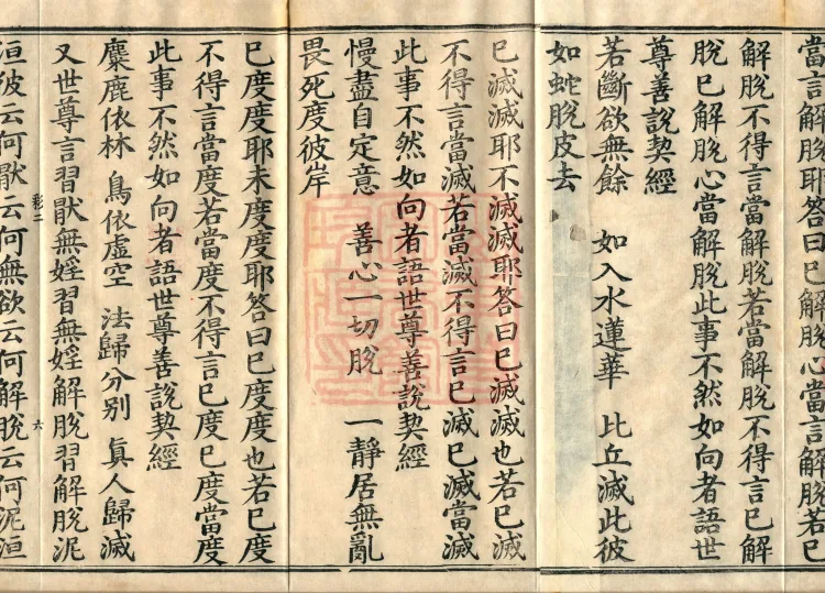 Abhidharma Baqian Du Treatise in Thirty Volumes Page 10