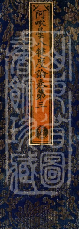 Abhidharma Baqian Du Treatise in Thirty Volumes Page 1