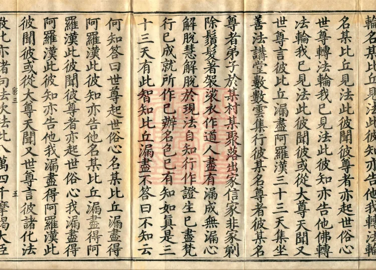 Abhidharma Baqian Du Treatise in Thirty Volumes Page 8