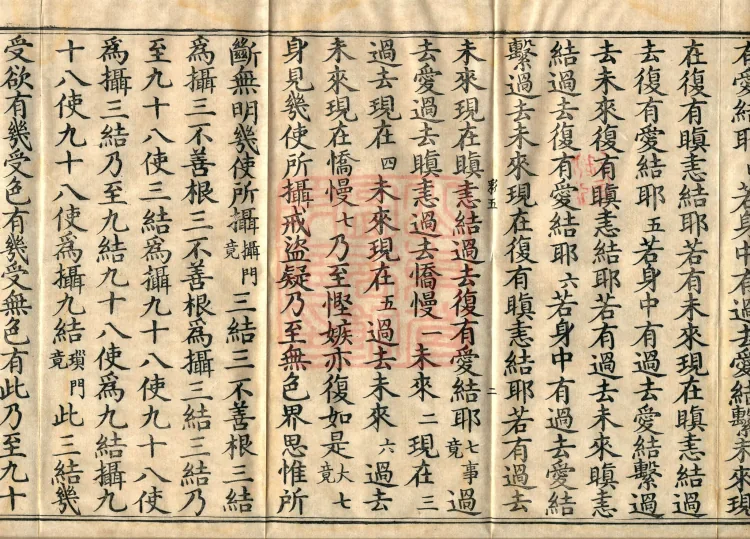 Abhidharma Baqian Du Treatise in Thirty Volumes Page 4