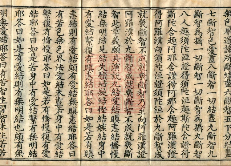 Abhidharma Baqian Du Treatise in Thirty Volumes Page 6