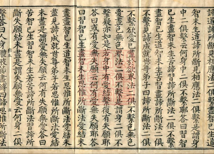 Abhidharma Baqian Du Treatise in Thirty Volumes Page 8