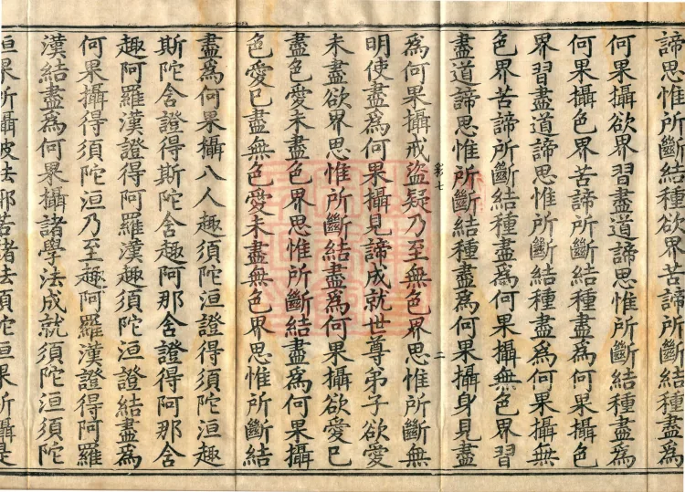 Abhidharma Baqian Du Treatise in Thirty Volumes Page 4