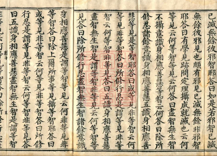 Abhidharma Baqian Du Treatise in Thirty Volumes Page 8
