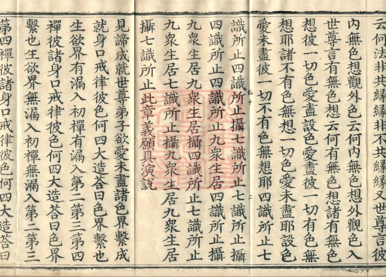 Abhidharma Baqian Du Treatise in Thirty Volumes Page 4