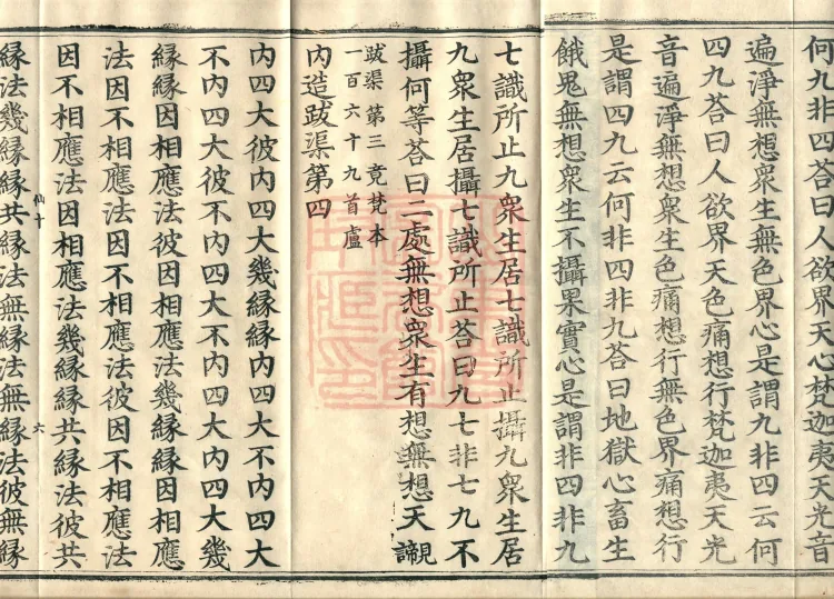 Abhidharma Baqian Du Treatise in Thirty Volumes Page 10