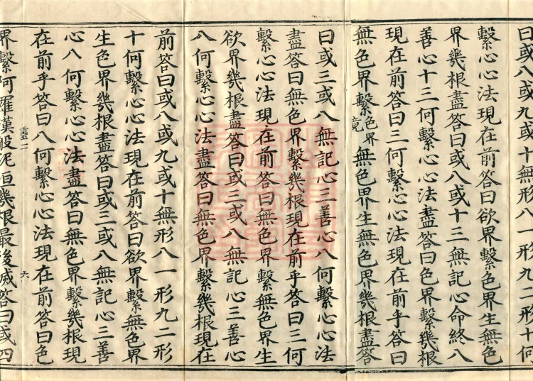 Abhidharma Baqian Du Treatise in Thirty Volumes Page 10