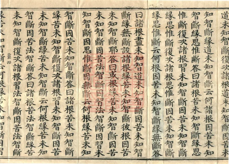 Abhidharma Baqian Du Treatise in Thirty Volumes Page 10