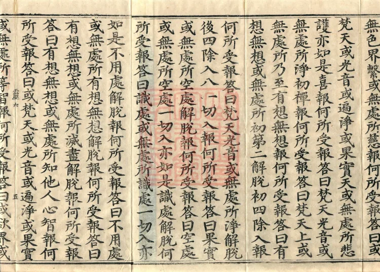 Abhidharma Baqian Du Treatise in Thirty Volumes Page 8