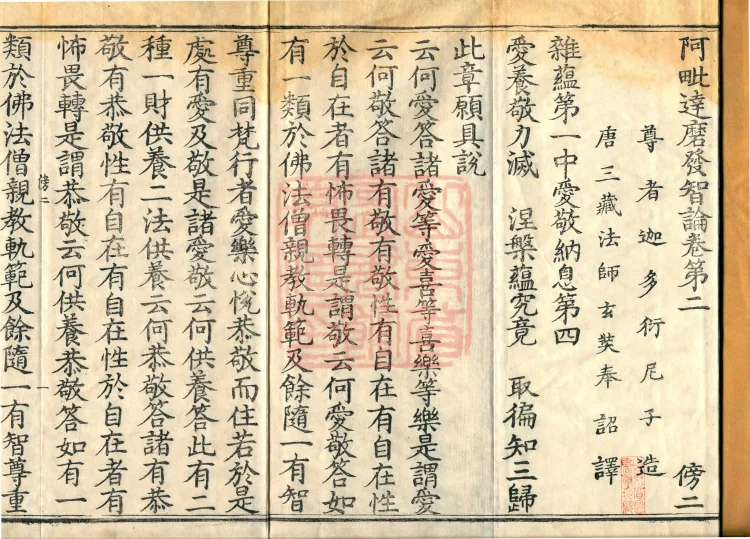 Abhidharma Fazhi Treatise in Twenty Volumes Page 2
