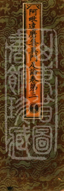 Abhidharma Collected Different Gates Supplement Treatise in Twenty Volumes Page 1