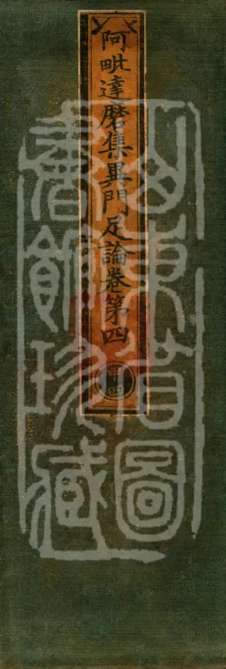 Abhidharma Collected Different Gates Supplement Treatise in Twenty Volumes Page 1