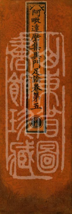 Abhidharma Collected Different Gates Supplement Treatise in Twenty Volumes Page 1