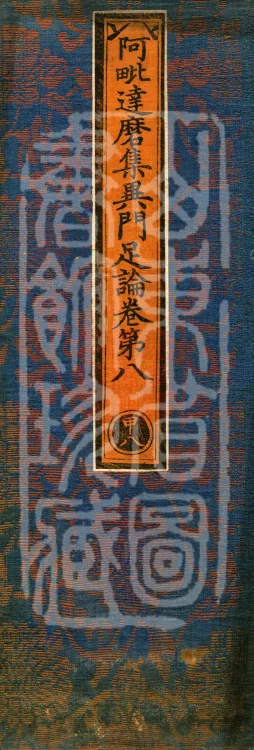 Abhidharma Collected Different Gates Supplement Treatise in Twenty Volumes Page 1