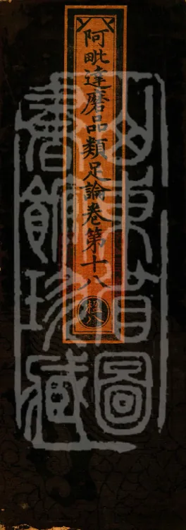 Abhidharma Treatise on the Completeness of Categories, Eighteen Volumes Page 1