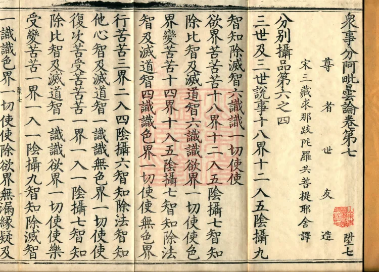The Abhidharma Treatise on the Division of Various Matters, Twelve Volumes Page 2