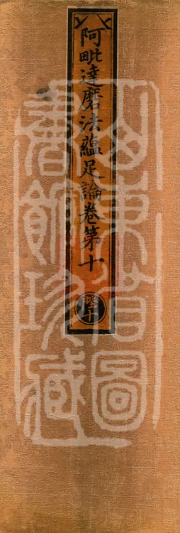 Abhidharma Dharmaskandhaprakaraṇa, Ten Volumes Page 1