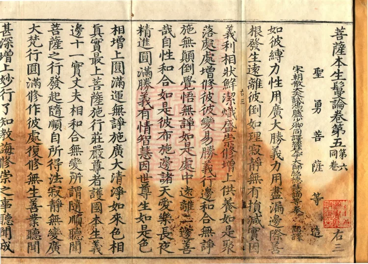 Bodhisattva Birth-Garland Treatise, sixteen fascicles Page 2