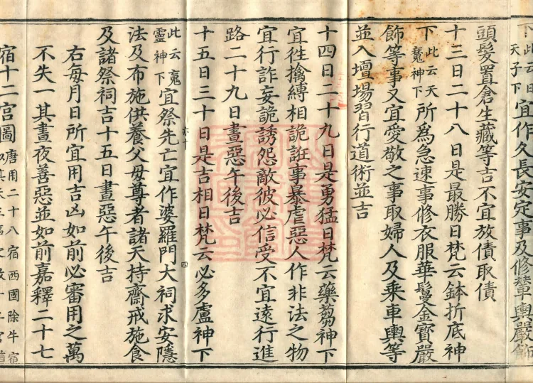 Sutra on Auspicious and Inauspicious Days, Good and Evil, and the Asterisms Spoken by Mañjuśrī Bodhisattva and Other Sages, two volumes Page 7