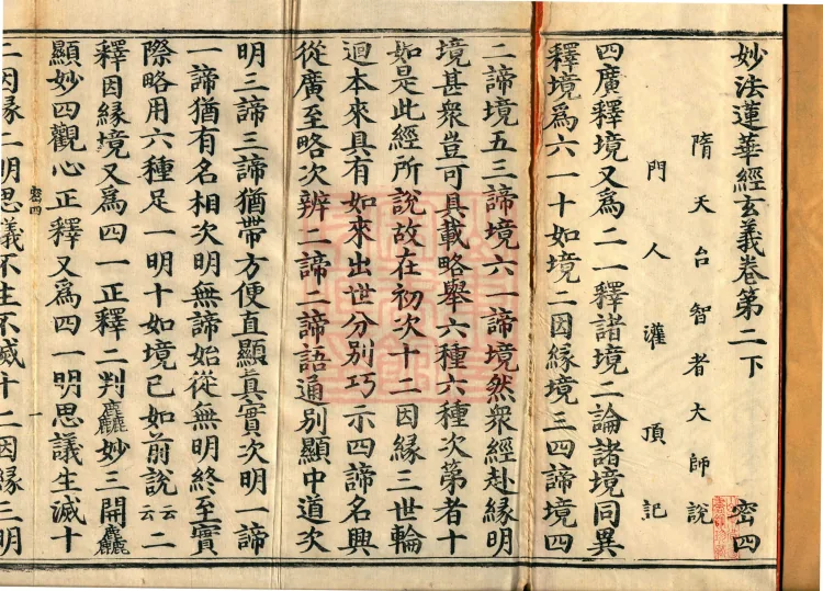 Profound Meaning of the Lotus Sutra in Ten Volumes Page 2