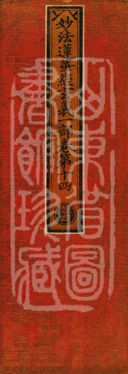 Profound Meaning of the Lotus Sutra in Ten Volumes Page 1
