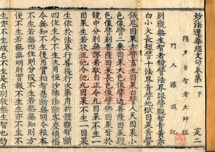 The Lotus Sutra: Text and Phrases in Ten Volumes Page 2