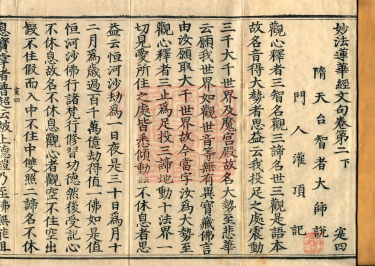 The Lotus Sutra: Text and Phrases in Ten Volumes Page 2