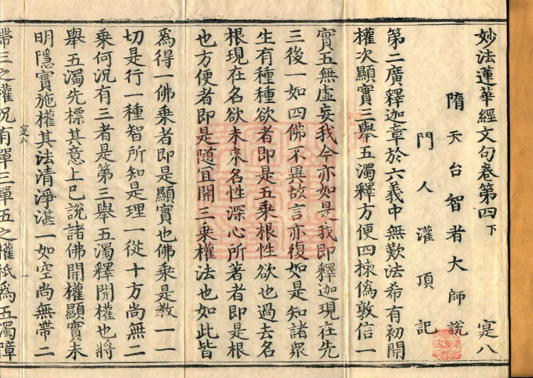 The Lotus Sutra: Text and Phrases in Ten Volumes Page 2