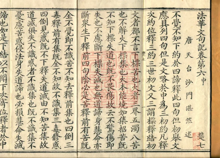Notes on the Literary Phrases of the Lotus Sutra, Ten Volumes (06 middle) Page 2