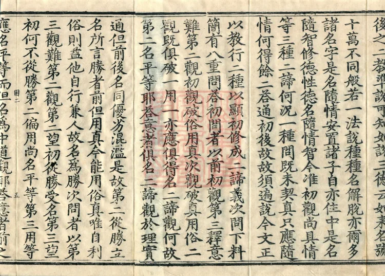 Instructions for the Transmission and Propagation of the Auxiliary Practice of Calming and Insight, Ten Juans (03 of 2) Page 8