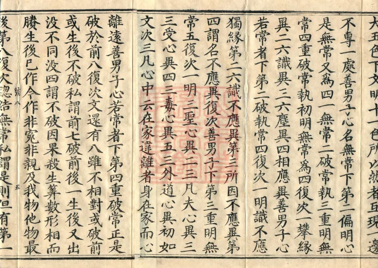 Commentary on the Mahaparinirvana Sutra, eighteen fascicles Page 8