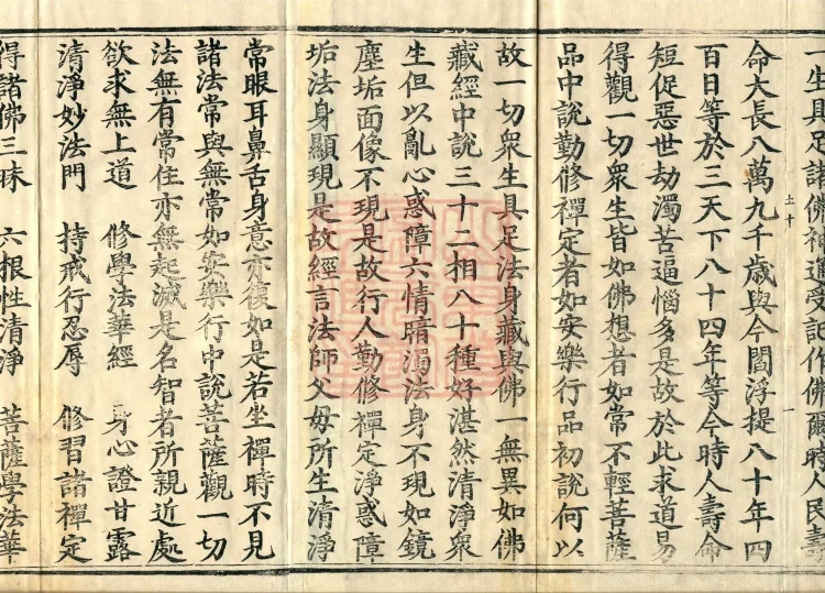 Meaning of the Practice of Ease and Bliss in the Lotus Sutra, One Volume Page 3