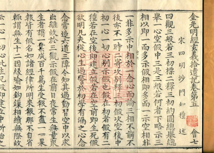 Collected Supplementary Notes on the Profound Meaning of the Golden Light Sutra, six juan Page 2