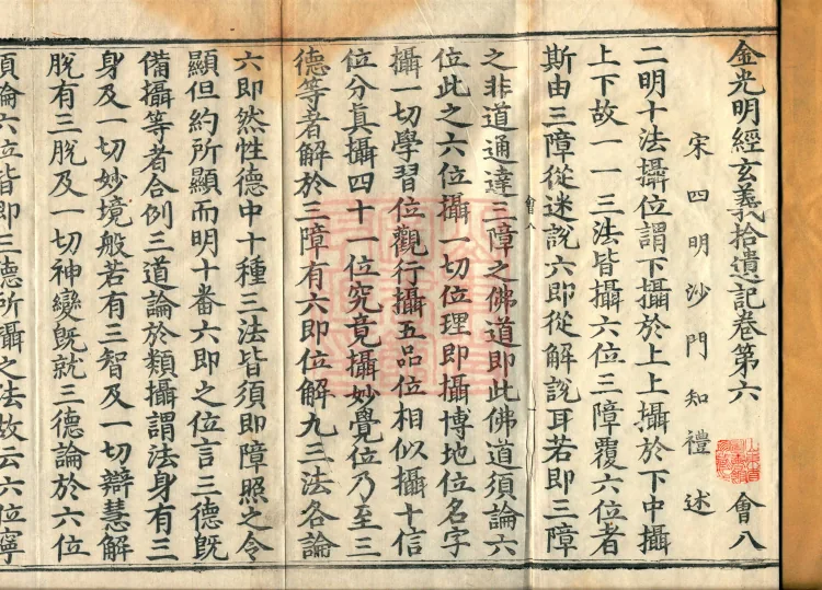 Collected Supplementary Notes on the Profound Meaning of the Golden Light Sutra, six juan Page 2