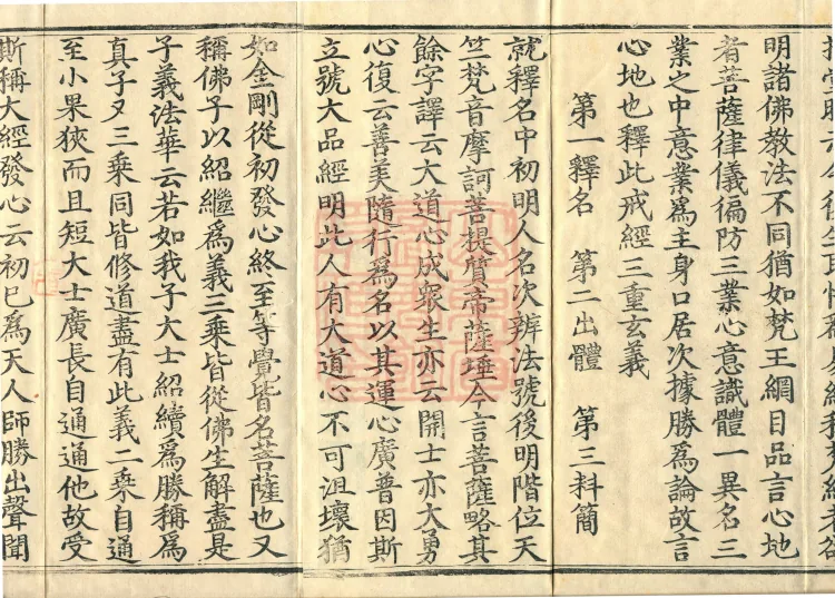 Bodhisattva Precept Ritual Commentary, two juan Page 3