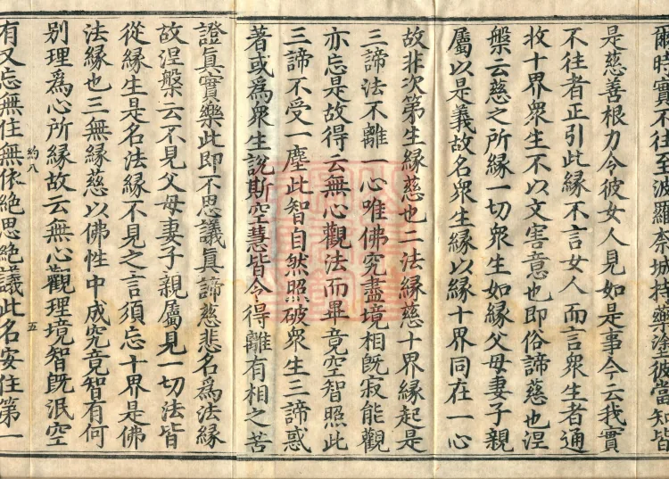 Commentary on the Contemplation Sutra of the Buddha of Immeasurable Life, Miao Zong Notes, Six Volumes Page 8