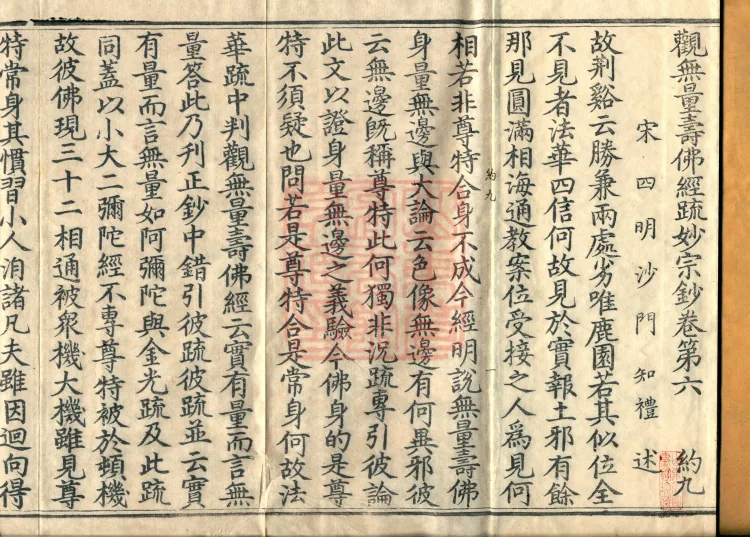 Commentary on the Contemplation Sutra of the Buddha of Immeasurable Life, Miao Zong Notes, Six Volumes Page 2