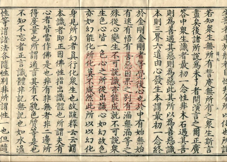 The Buddha's Discourse on the Prajnaparamita Sutra of the Benevolent King Protecting the Country: Commentary Shenbao Ji, in Four Juans Page 9