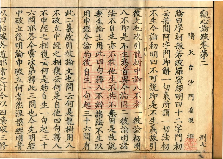Commentary on the Treatise on Observing the Mind, five juan Page 2
