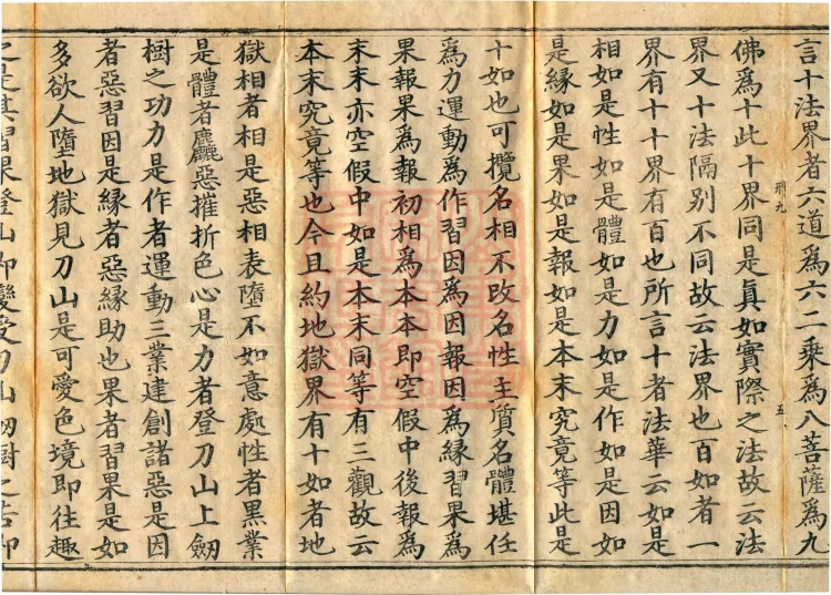 Commentary on the Treatise on Observing the Mind, five juan Page 9