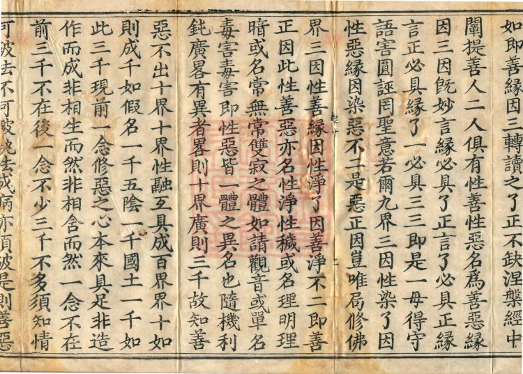 ①Tiantai Transmission of the Buddha's Heart Seal, one juan ②Essentials of Pure Land Contemplation, one juan Page 4