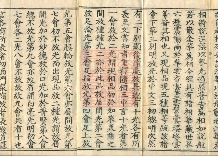 The Avataṃsaka Sūtra with Collected Commentaries and Explanatory Notes, ninety volumes Page 3