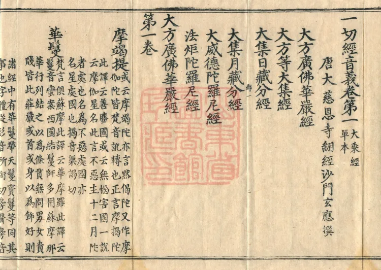 Pronunciations and Meanings of All Sutras, twenty-six volumes Page 6